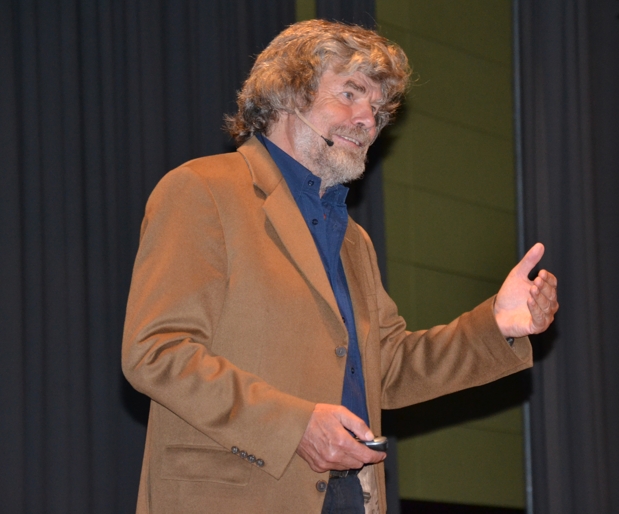 Reinhold Messner Bei Seinem Vortrag In Gemünden